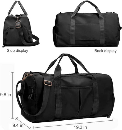 Waterproof Gym Bag (Black)