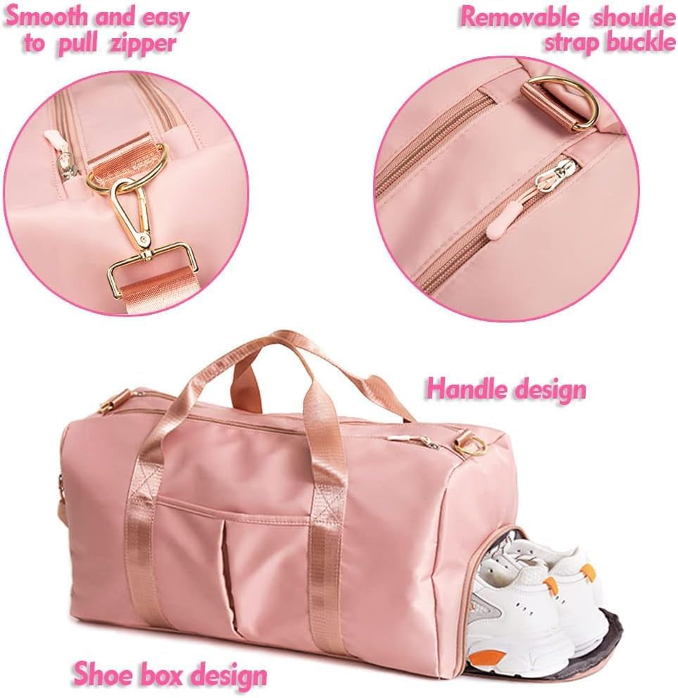Waterproof Gym Bag (Pink)