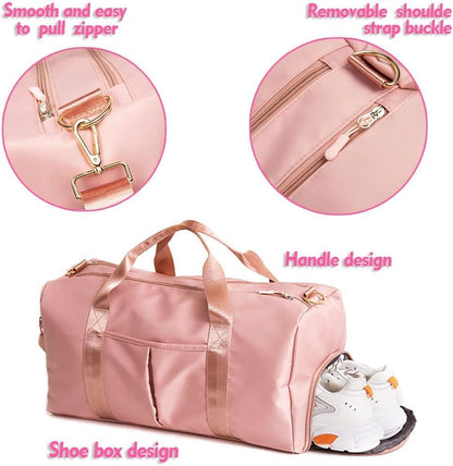 Waterproof Gym Bag (Pink)