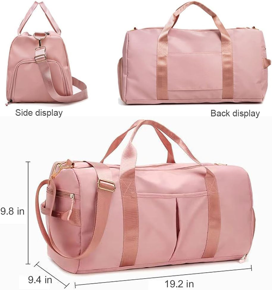 Waterproof Gym Bag (Pink)